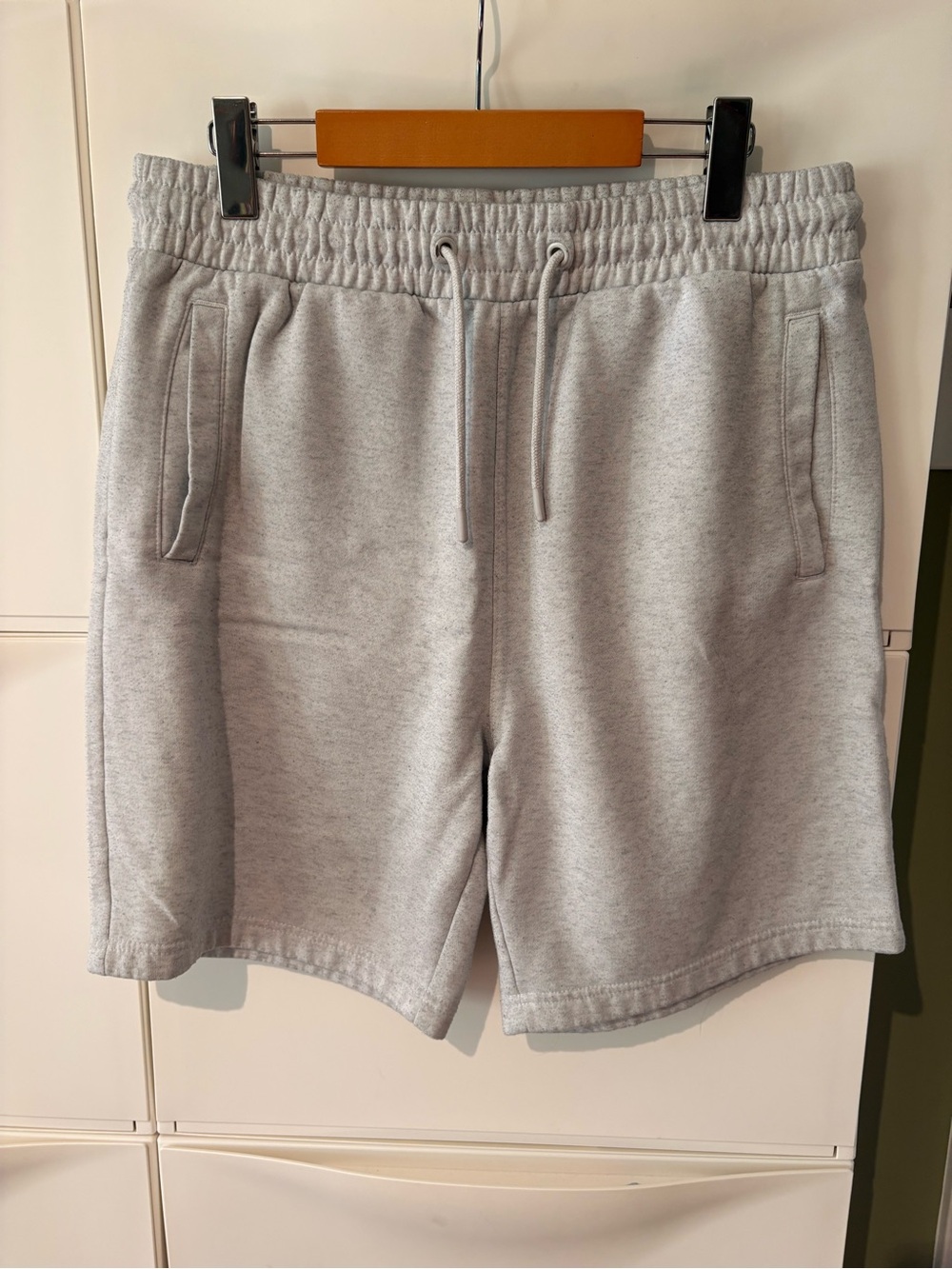 Men's Grey Drawstring Sweat Shorts